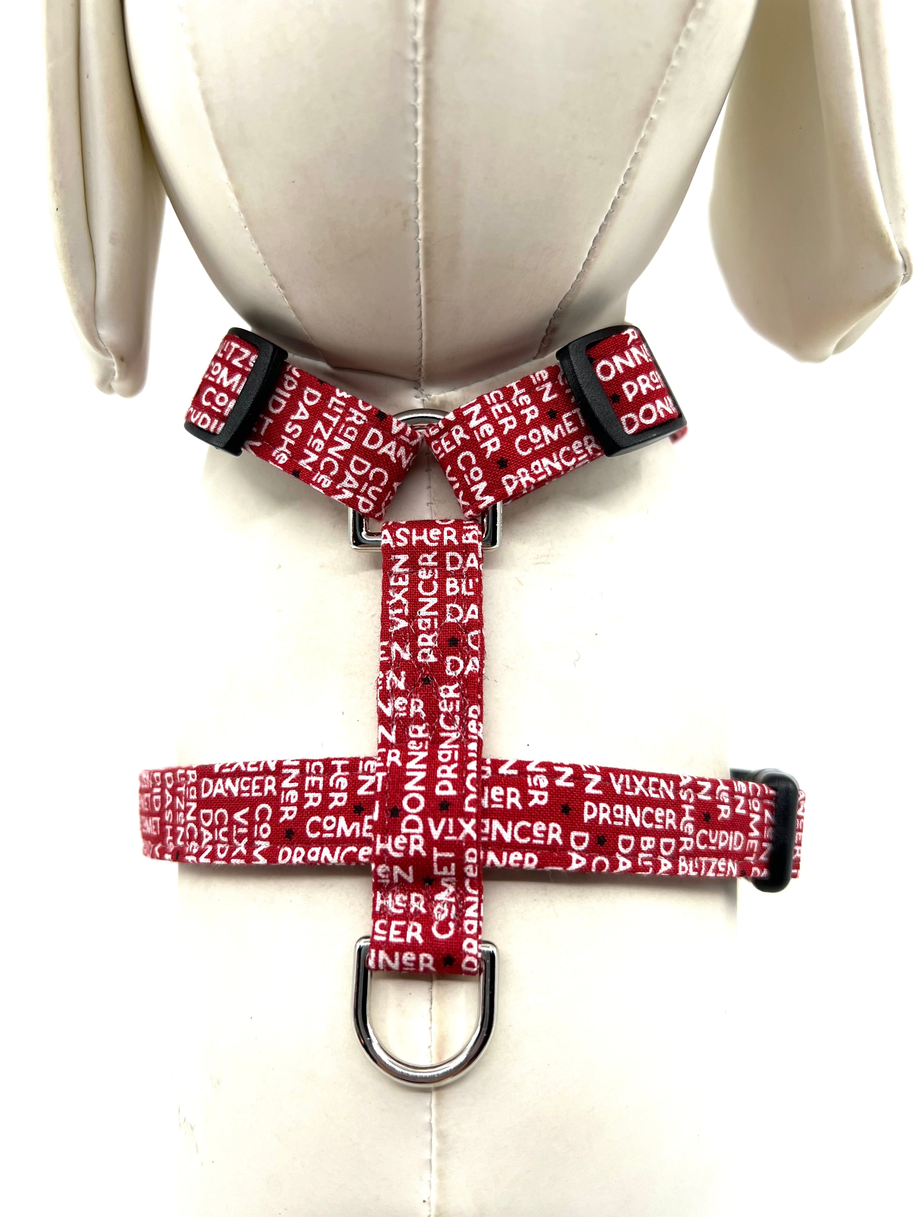 Santa’s Reindeer Adjustable Dog Harness