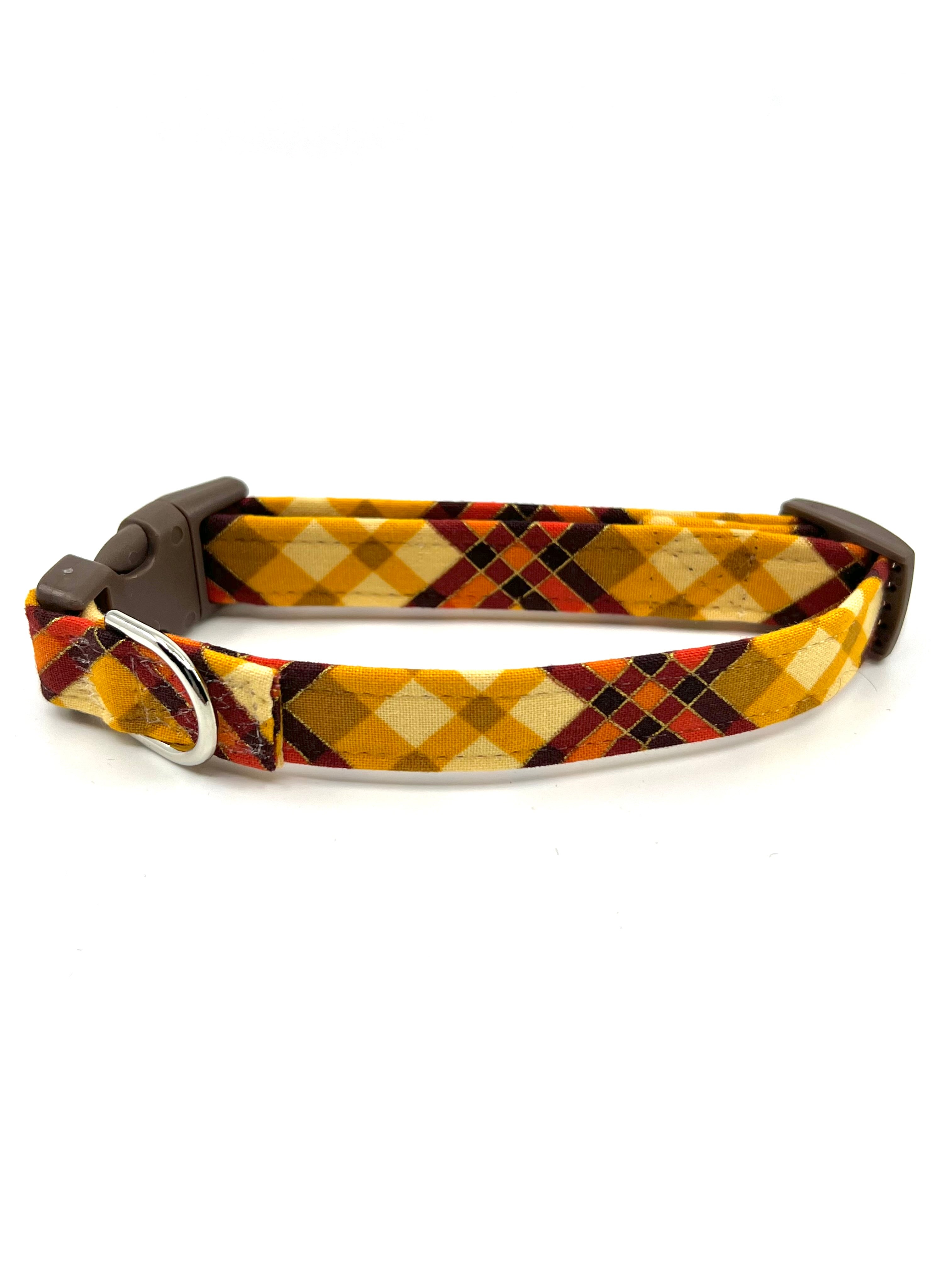 Harvest Argyle Dog Collar