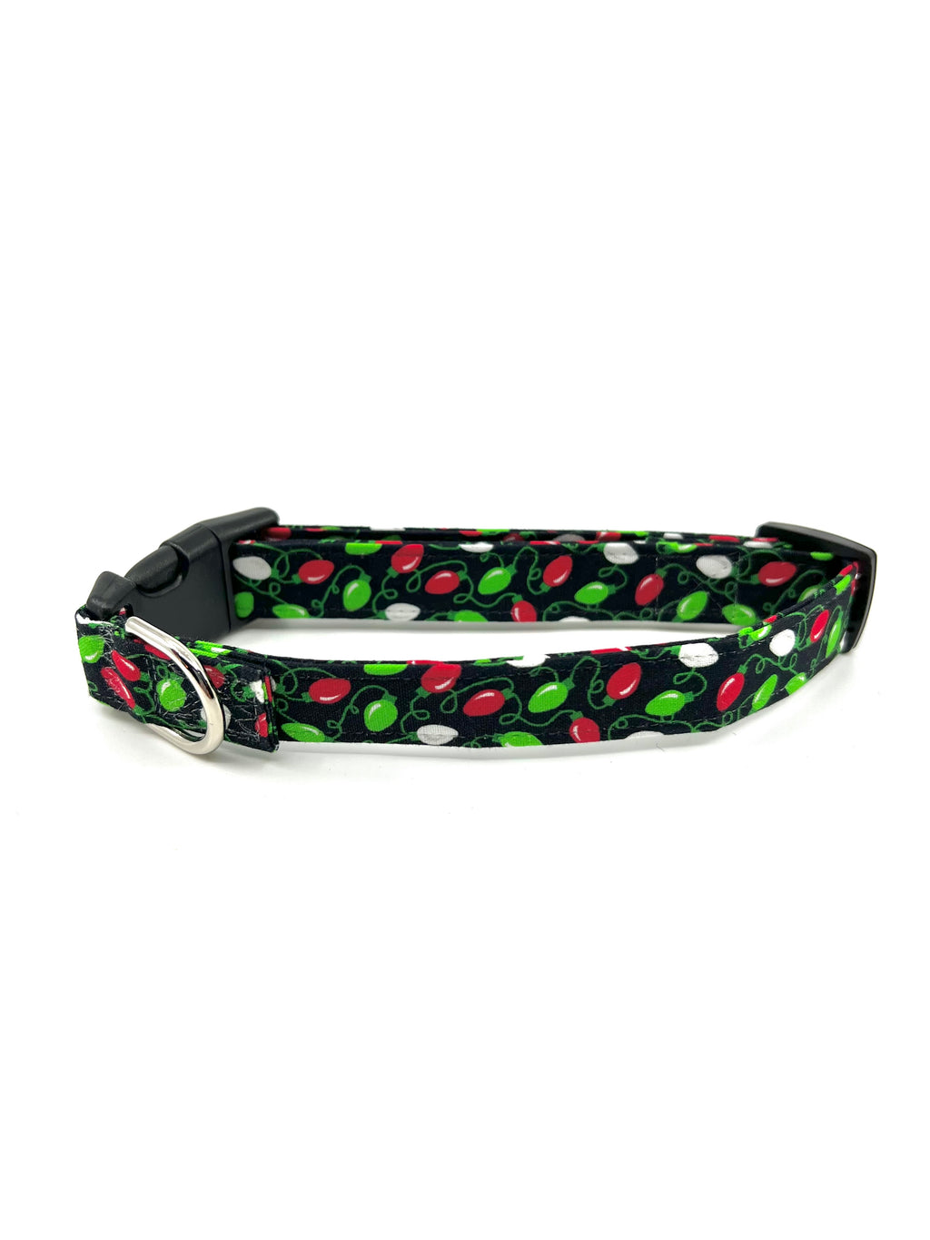 Merry & Bright Christmas Lights Dog Collar