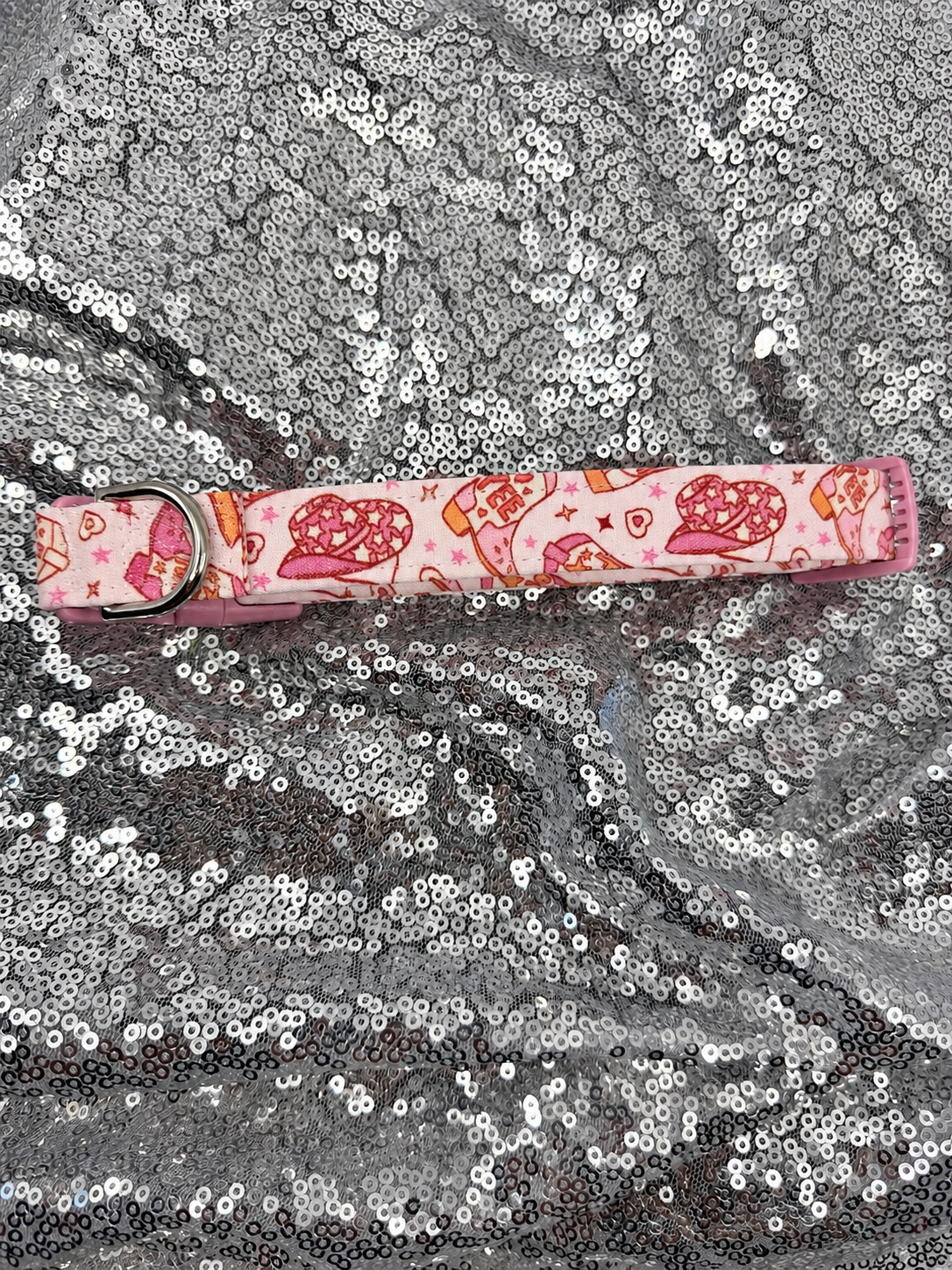 Dolly Tribute Pink Cowgirl Dog or Cat Collar