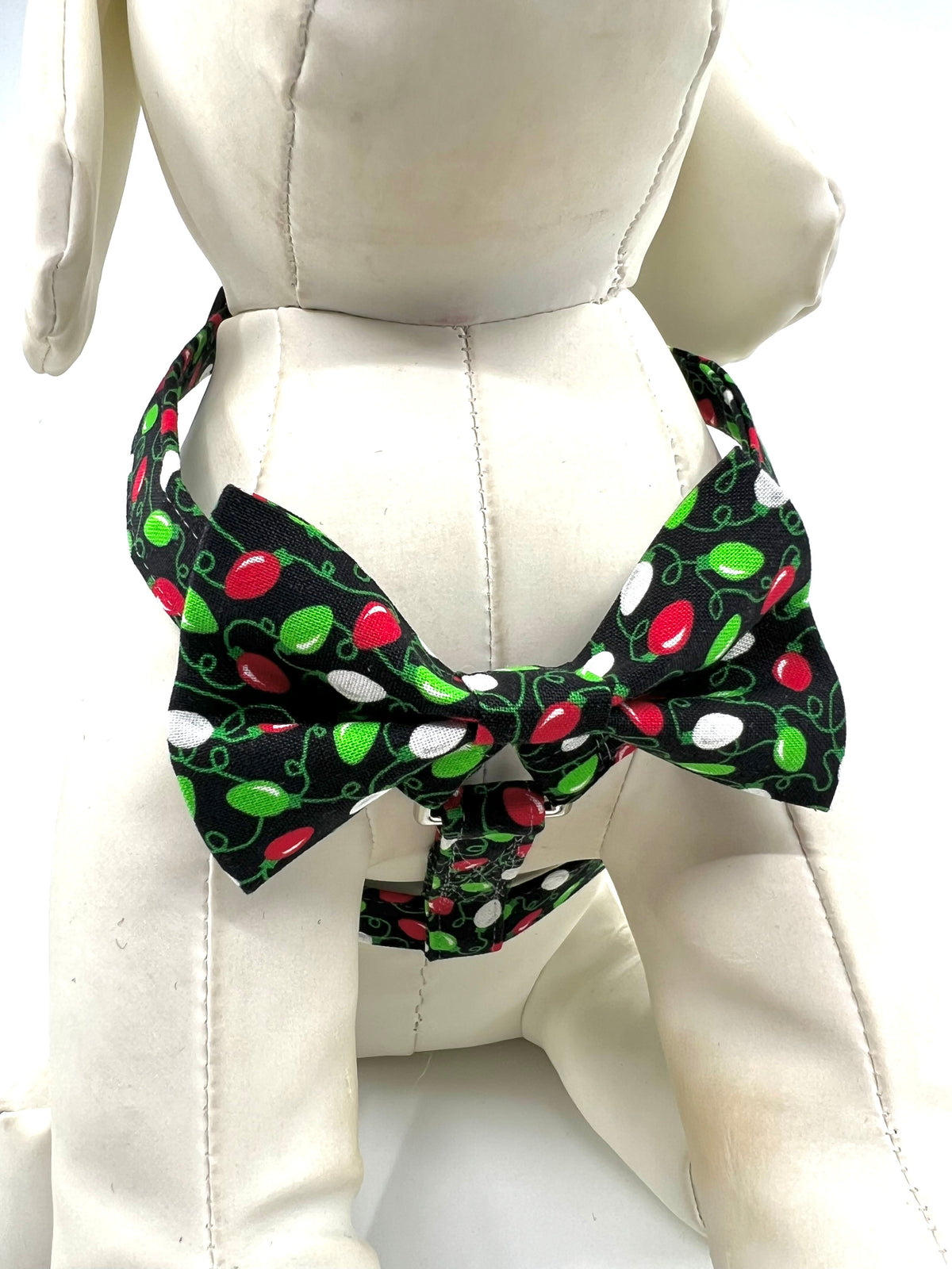 Merry & Bright Christmas Lights Adjustable Dog Harness