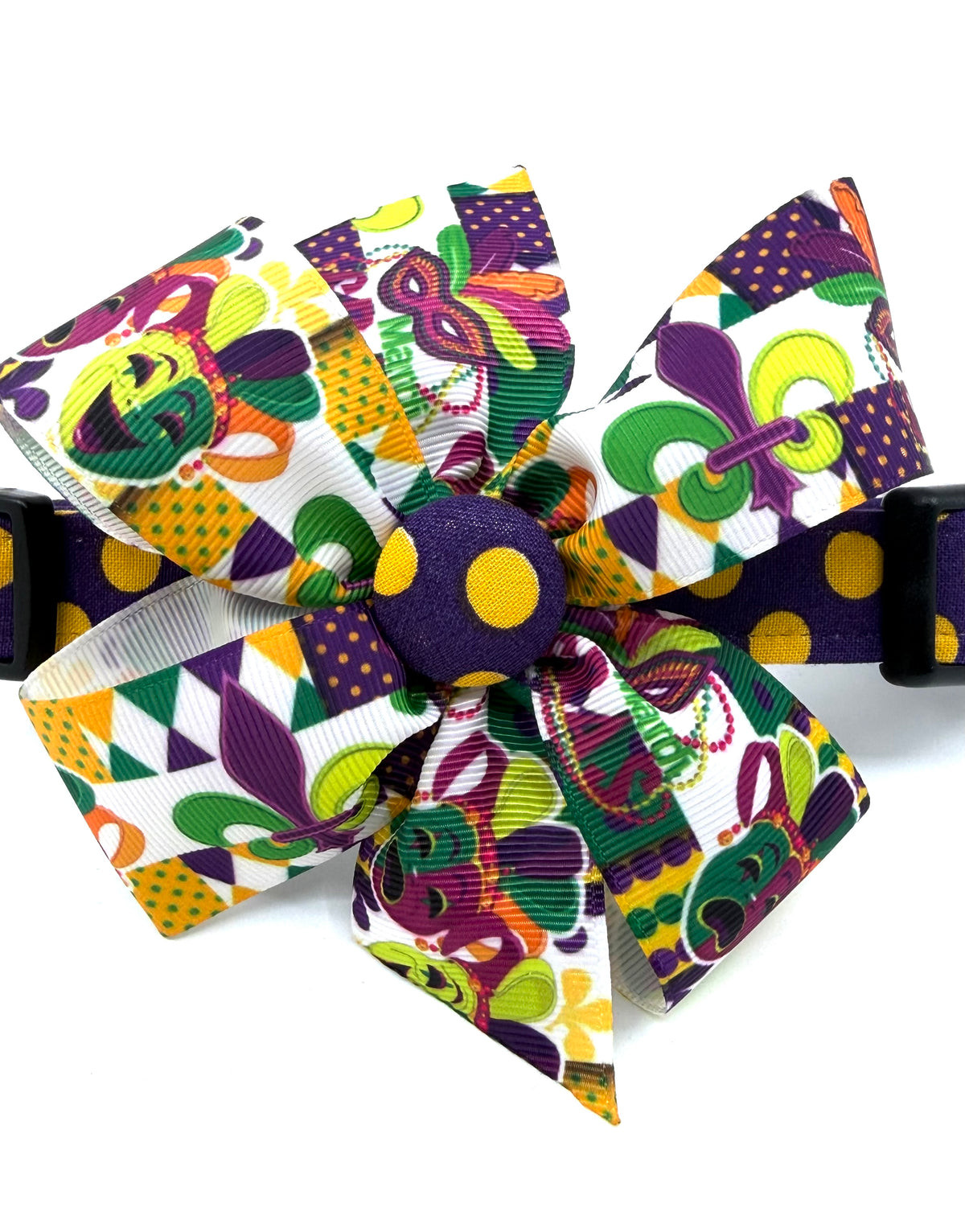 Mardi Gras Masquerade Dog Collar