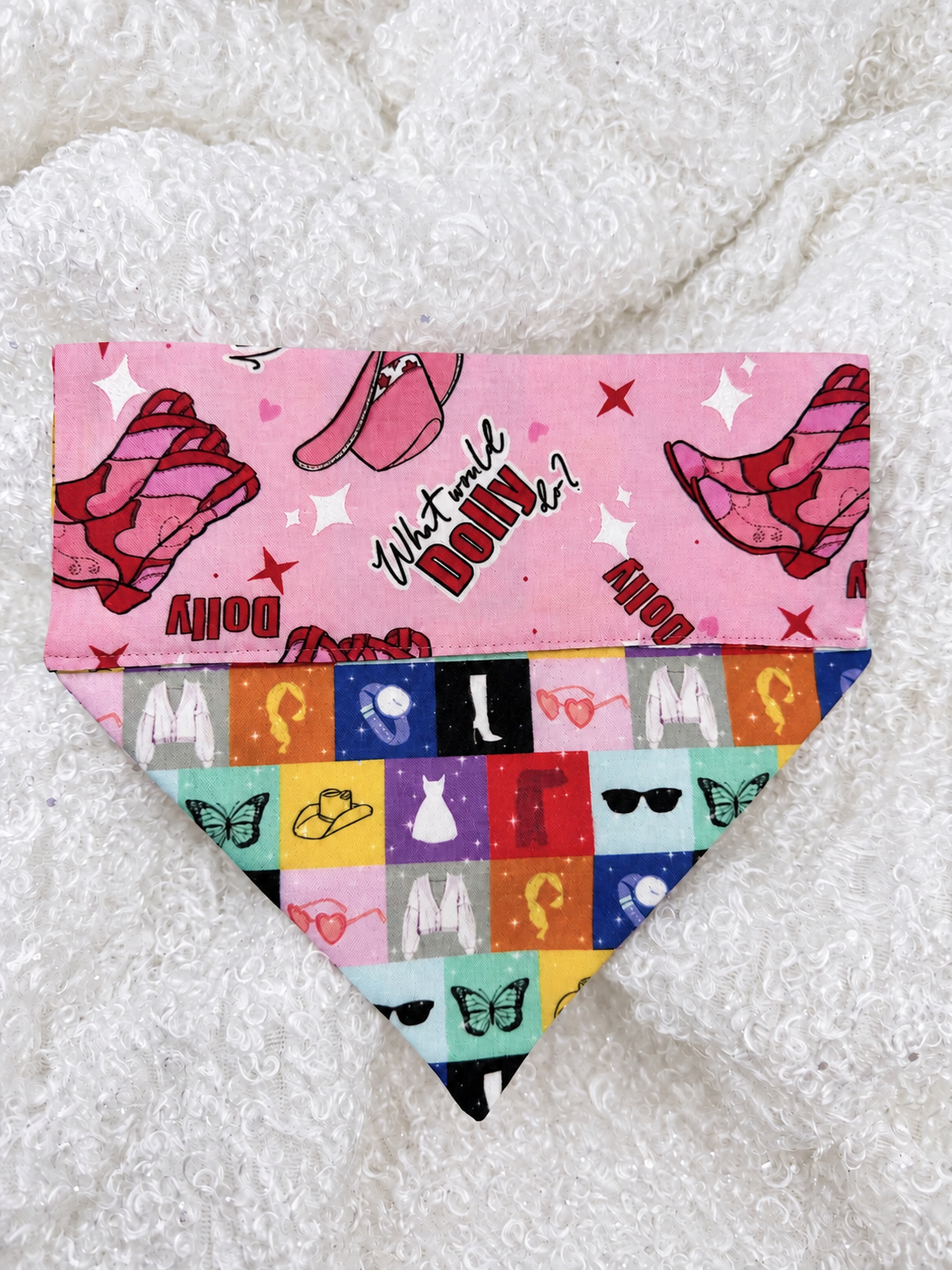 Dolly Tribute Pink Cowgirl Dog or Cat Collar
