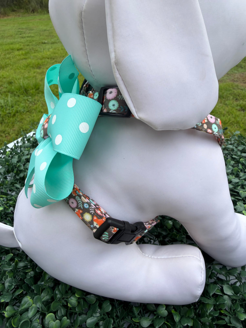 Fox in the Wild Dog Harness 🦊🌸
