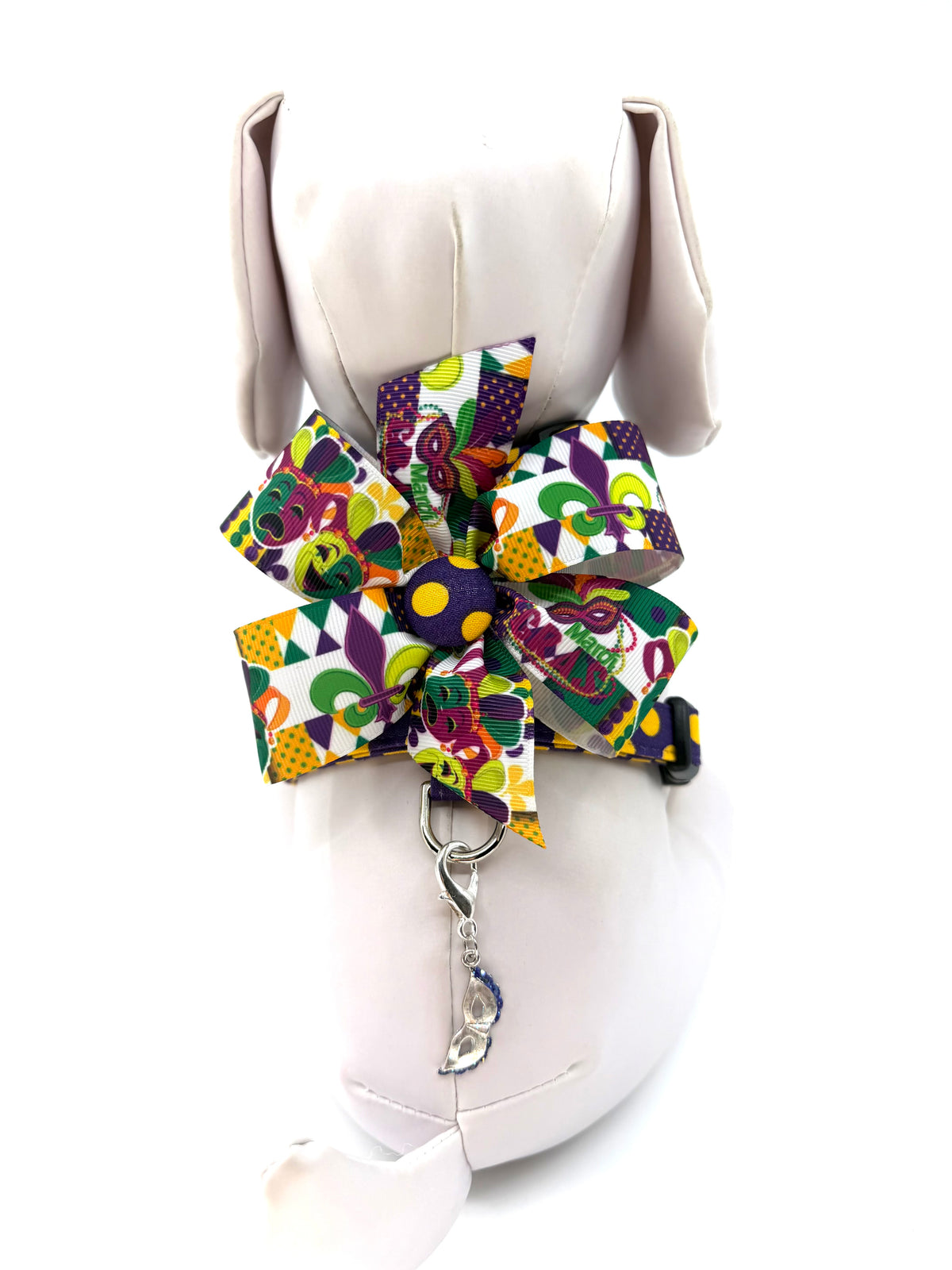 Mardi Gras Magic Adjustable Dog Harness