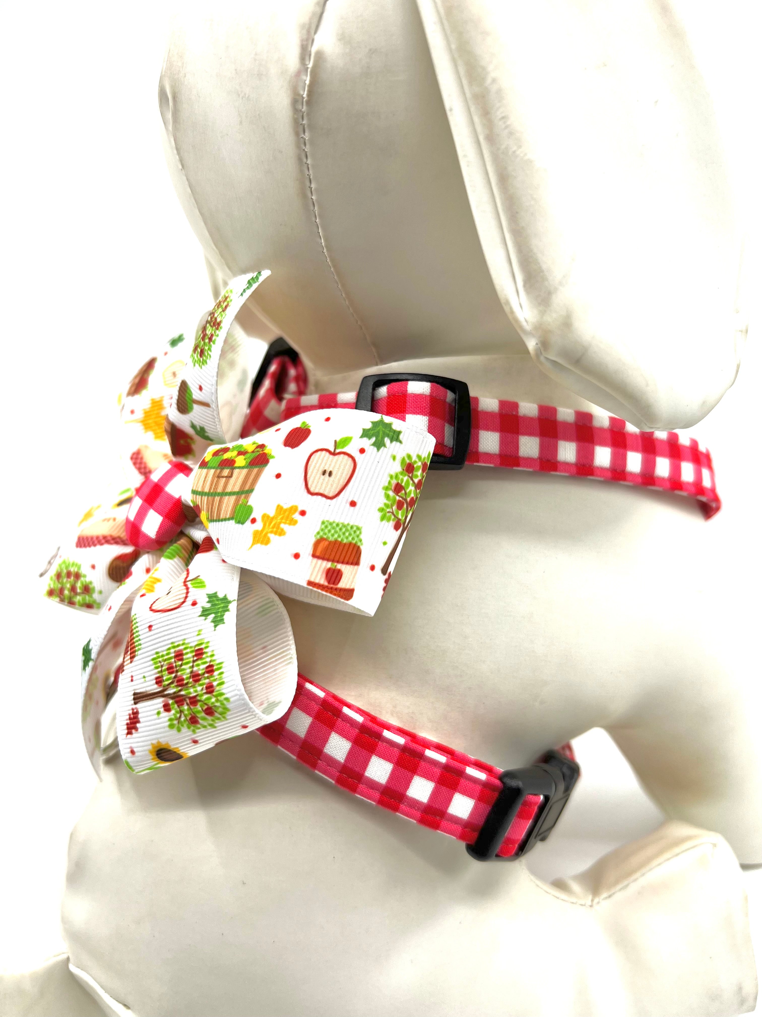 Sweetheart Gingham Dog Harness