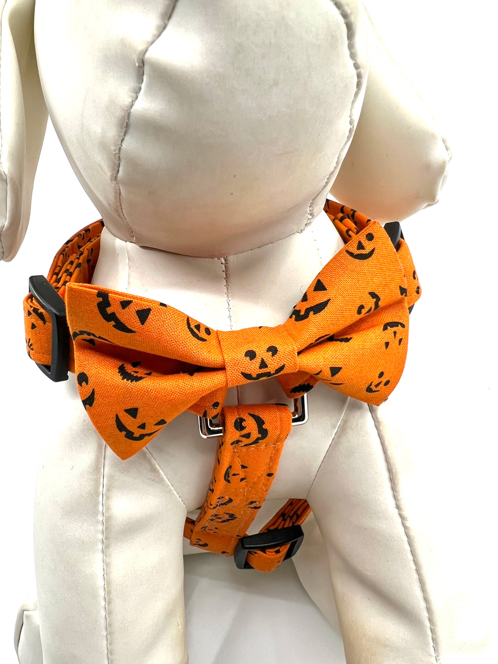 Jack-O’-Lantern Glow Adjustable Dog Harness