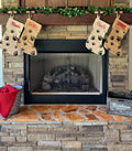 Personalized Paw Print Christmas Stocking – Custom Pet Name