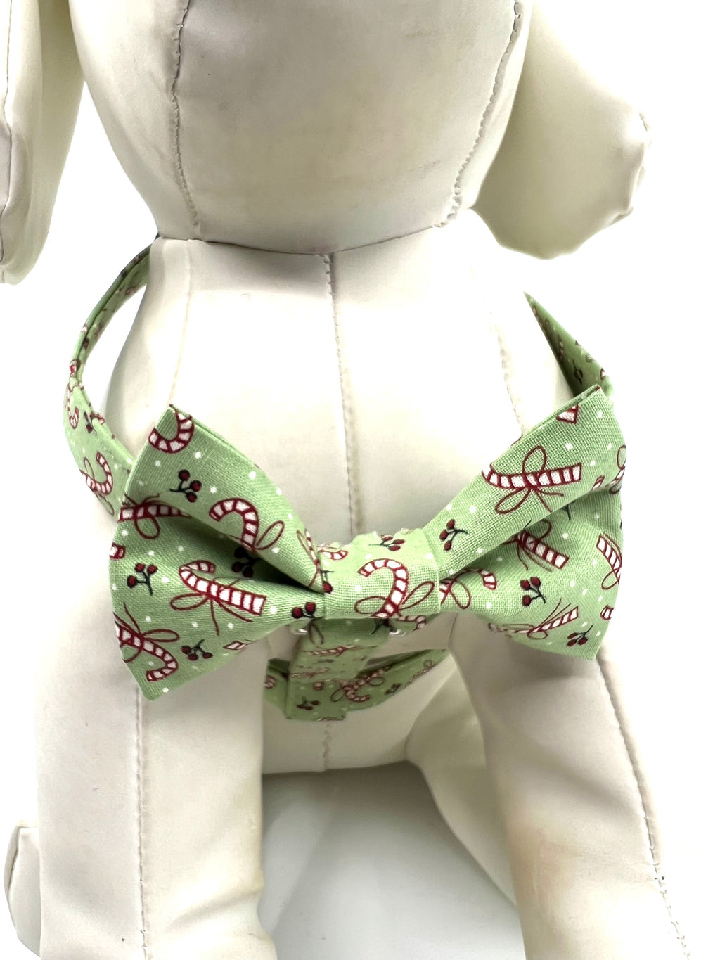 Candy Cane Wishes Adjustable Dog Harness