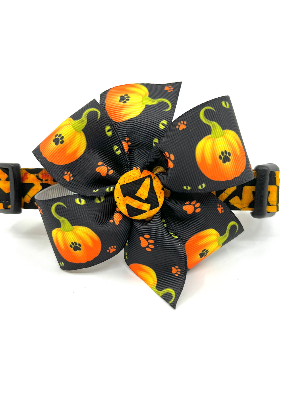 Jack-O’-Lantern Glow Dog Collar