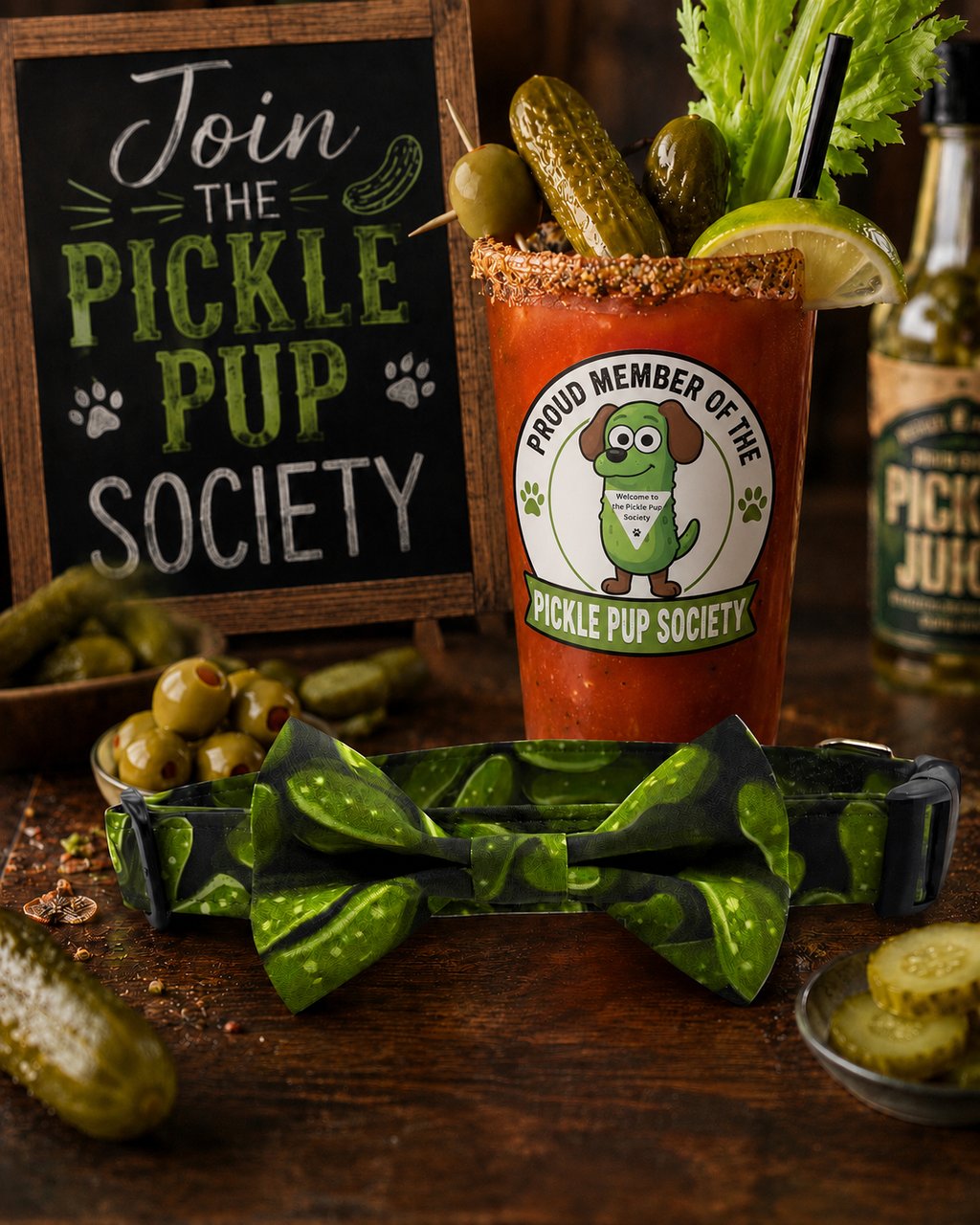 Lots of Pickles Dog Collar
