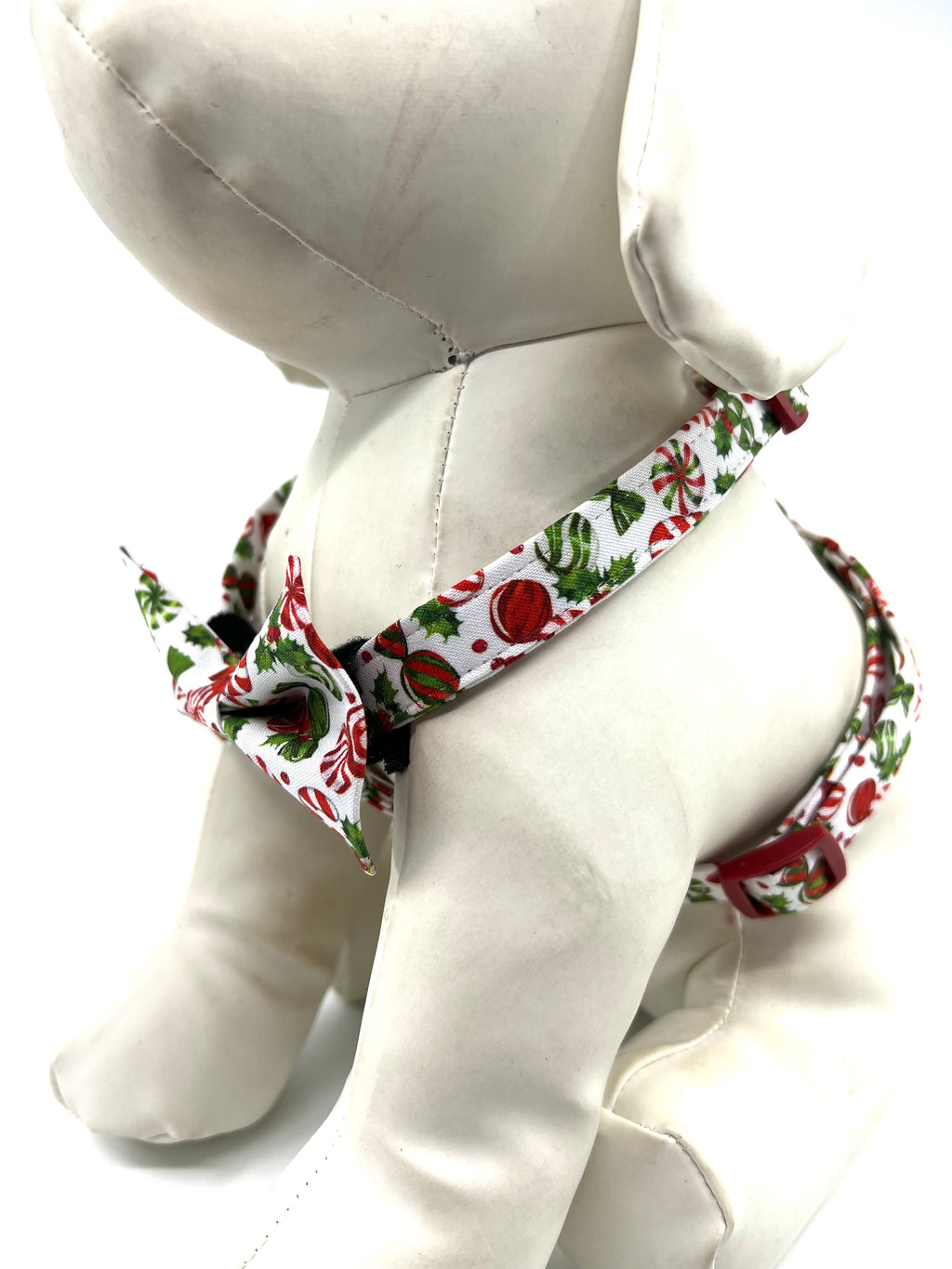 Peppermint Twist Adjustable Dog Harness