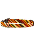 Autumn Harvest Stripe Dog Collar