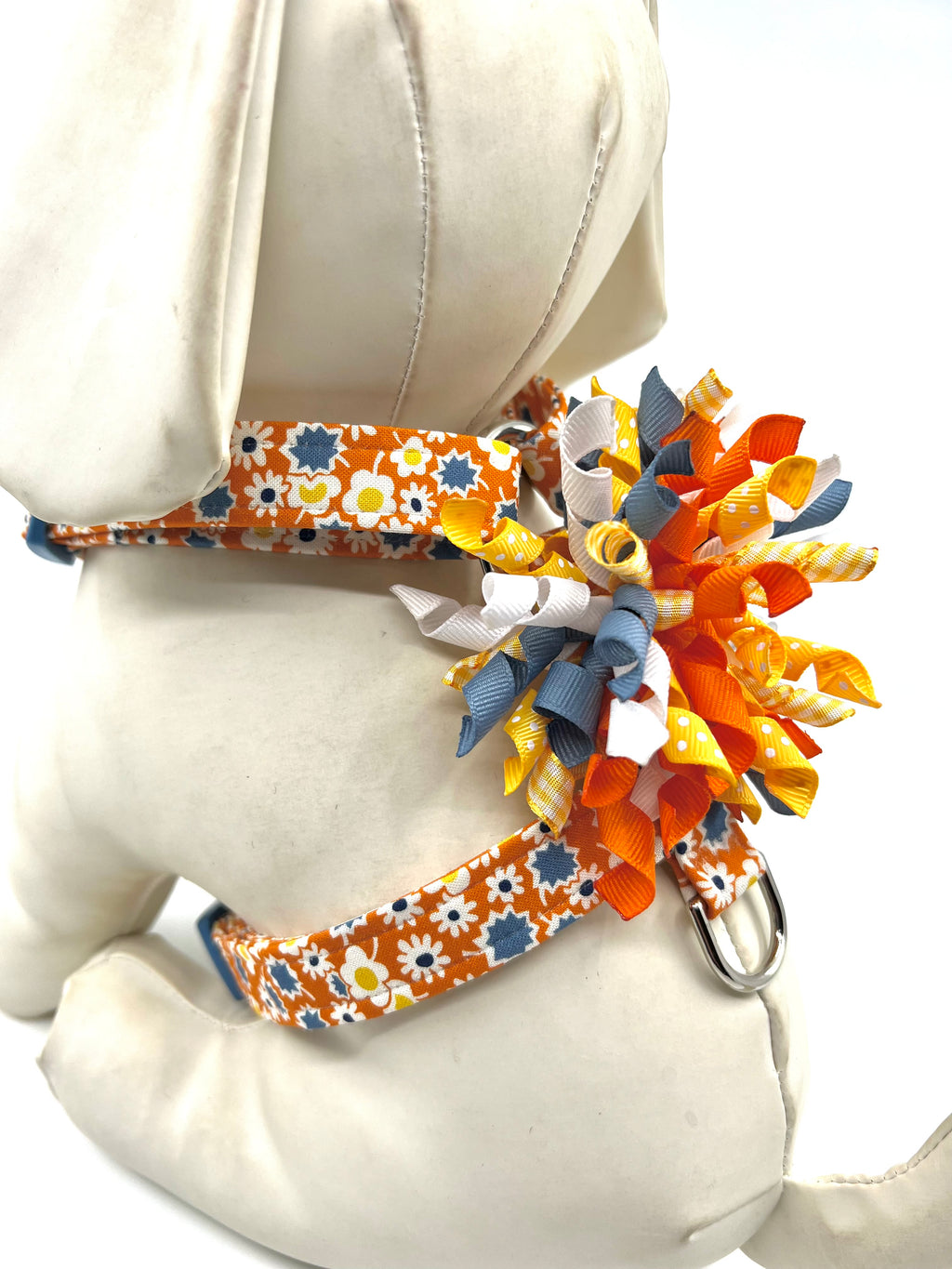 Autumn Daisy Adjustable Dog Harness