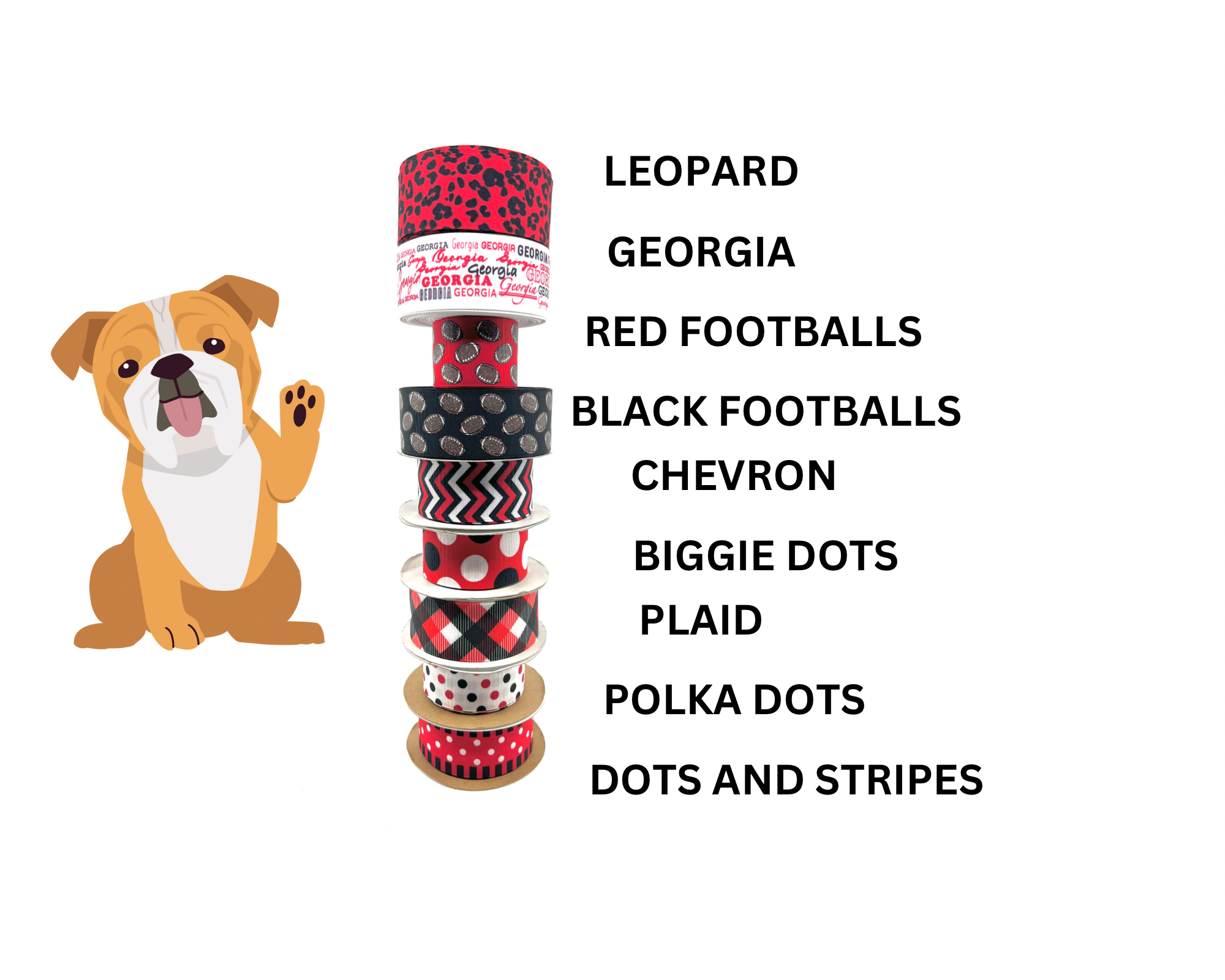 Game Day Football Pet Bows – Custom Team Colors
