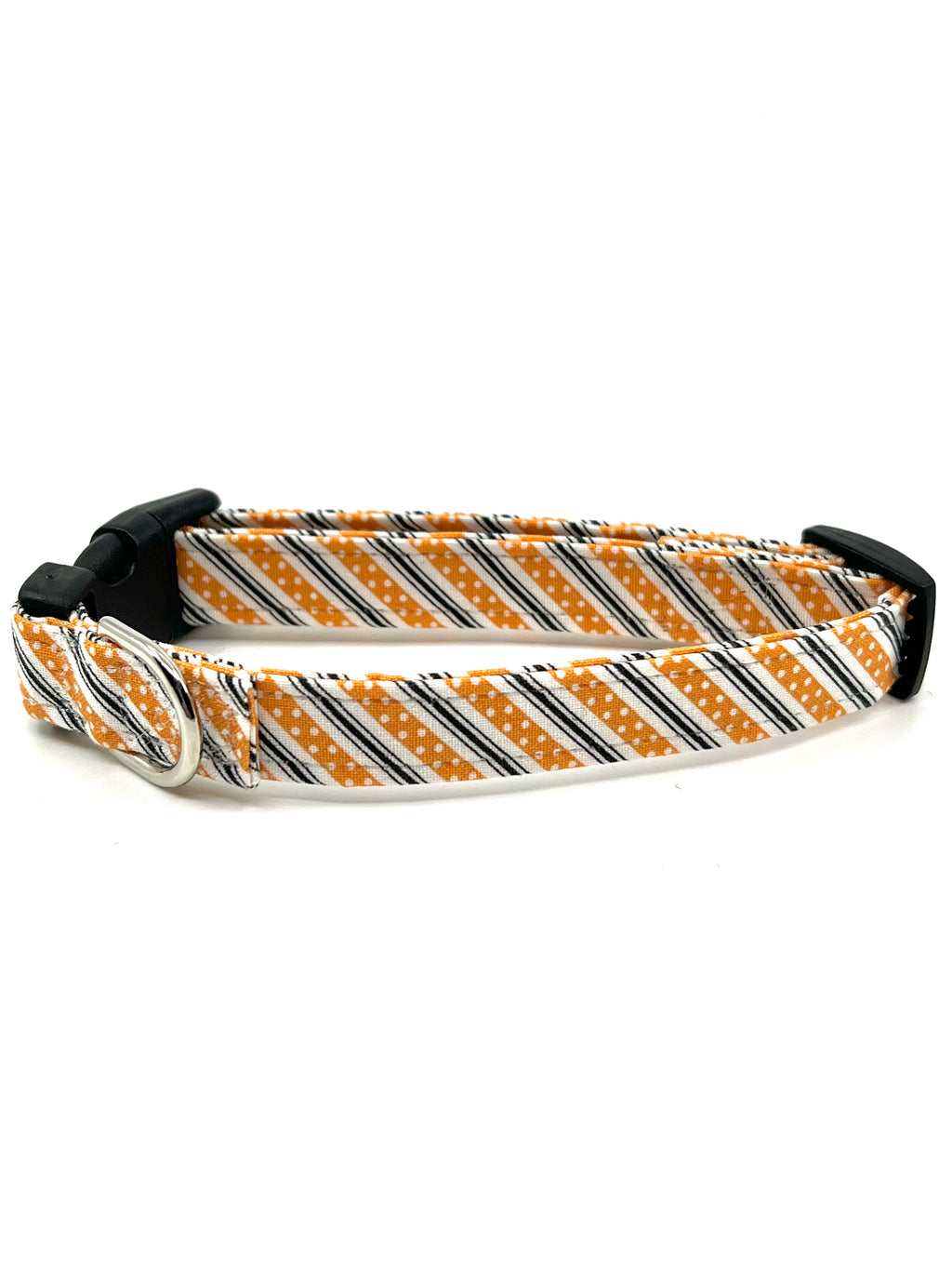 Pumpkin Spice Stripe Dog Collar