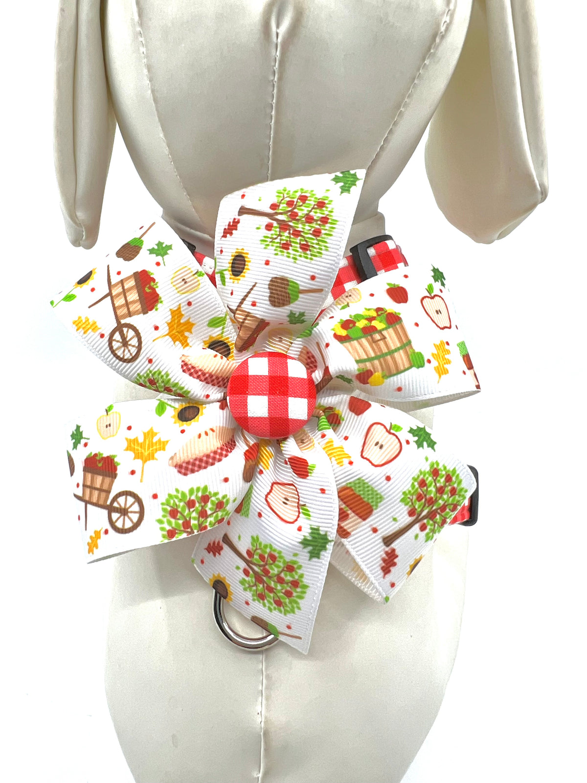 Sweetheart Gingham Dog Harness