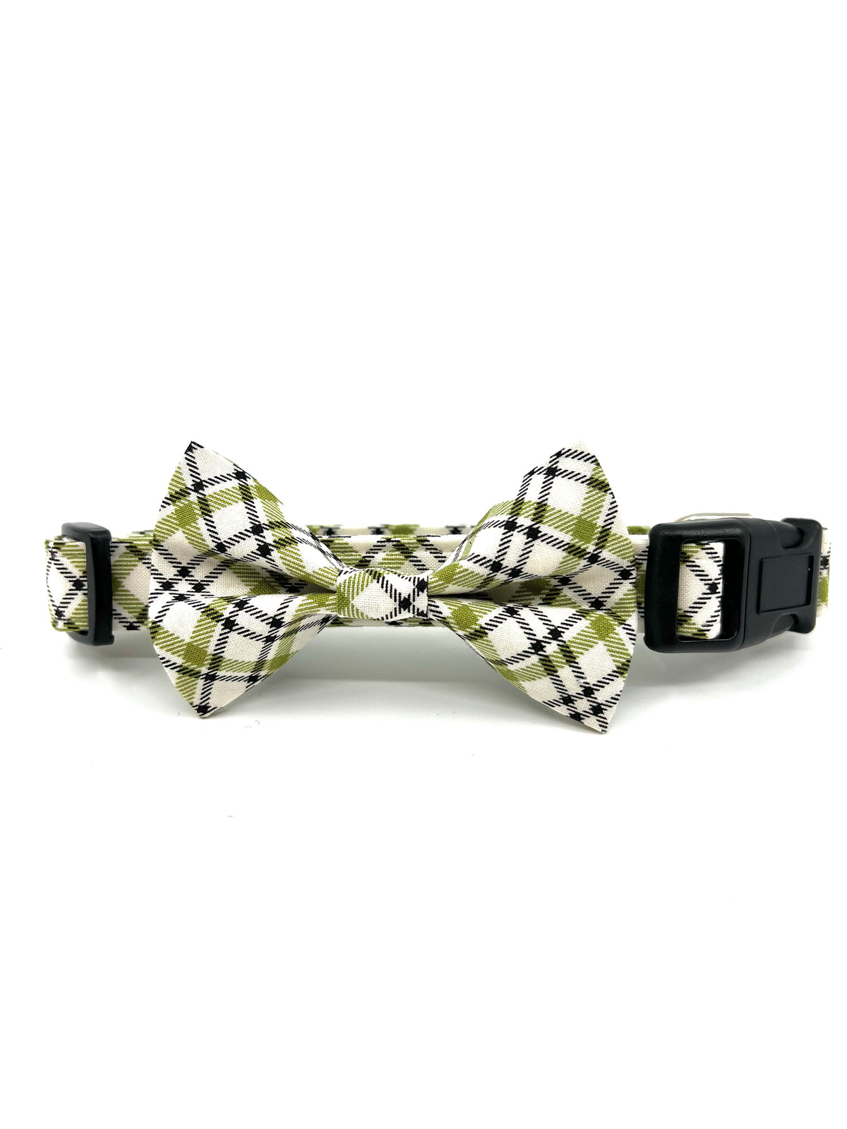 Evergreen Plaid Dog Collar