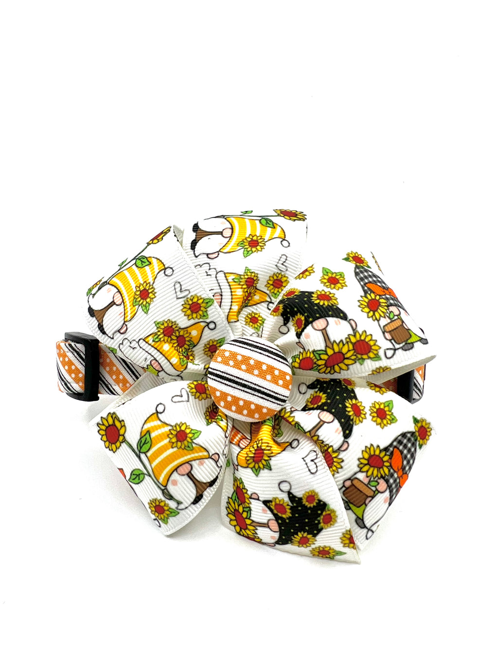 Pumpkin Spice Stripe Dog Collar
