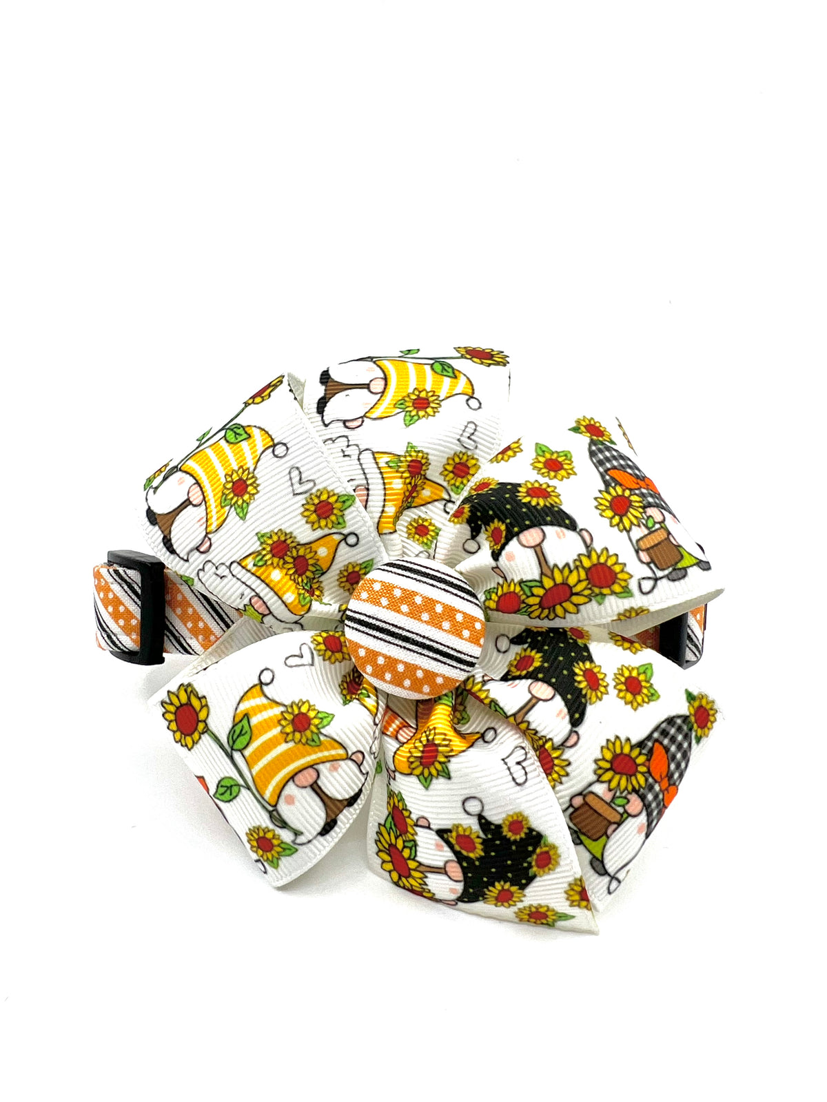 Pumpkin Spice Stripe Dog Collar