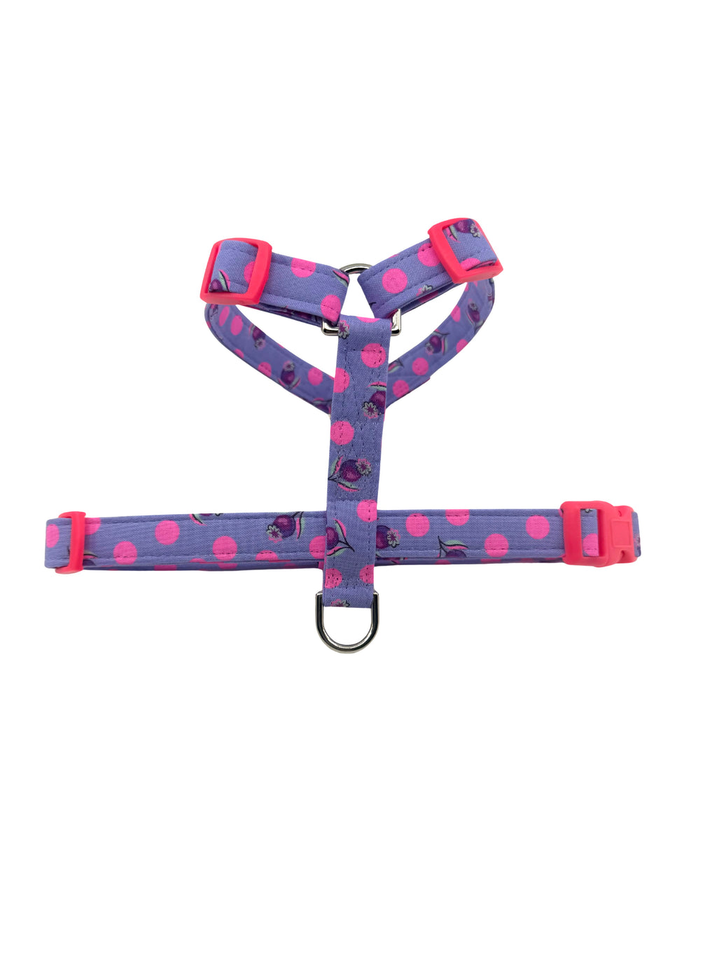 Pretty in Pink Polka Dot Adjustable Dog Harness