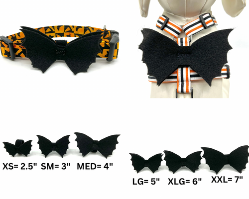 Bat Wing Pet Accessory – Collar or Harness Attachment