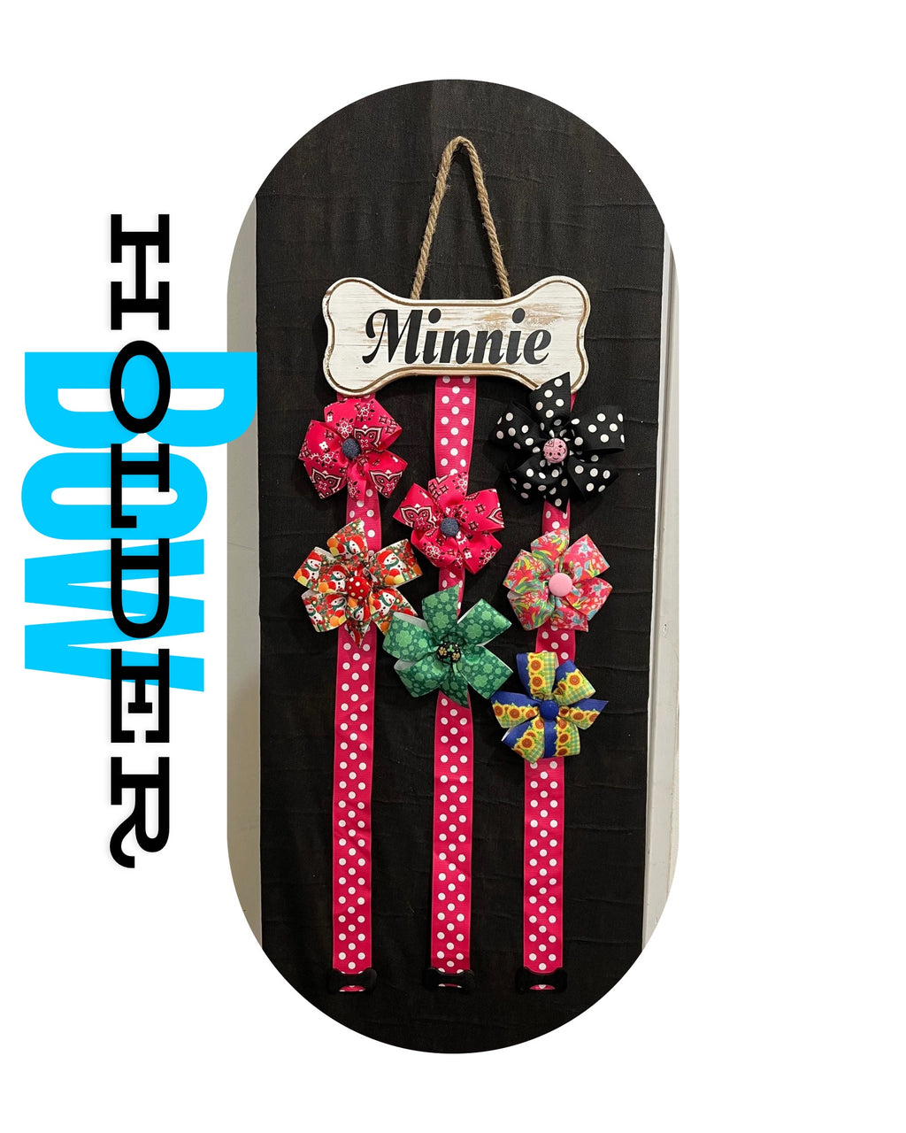 Personalized Pet Bow Holder