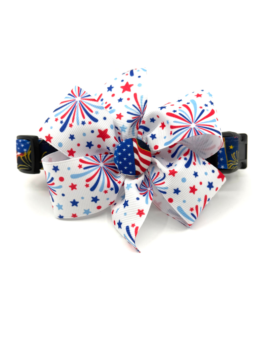 Stars, Stripes & Fireworks Dog Collar 🇺🇸