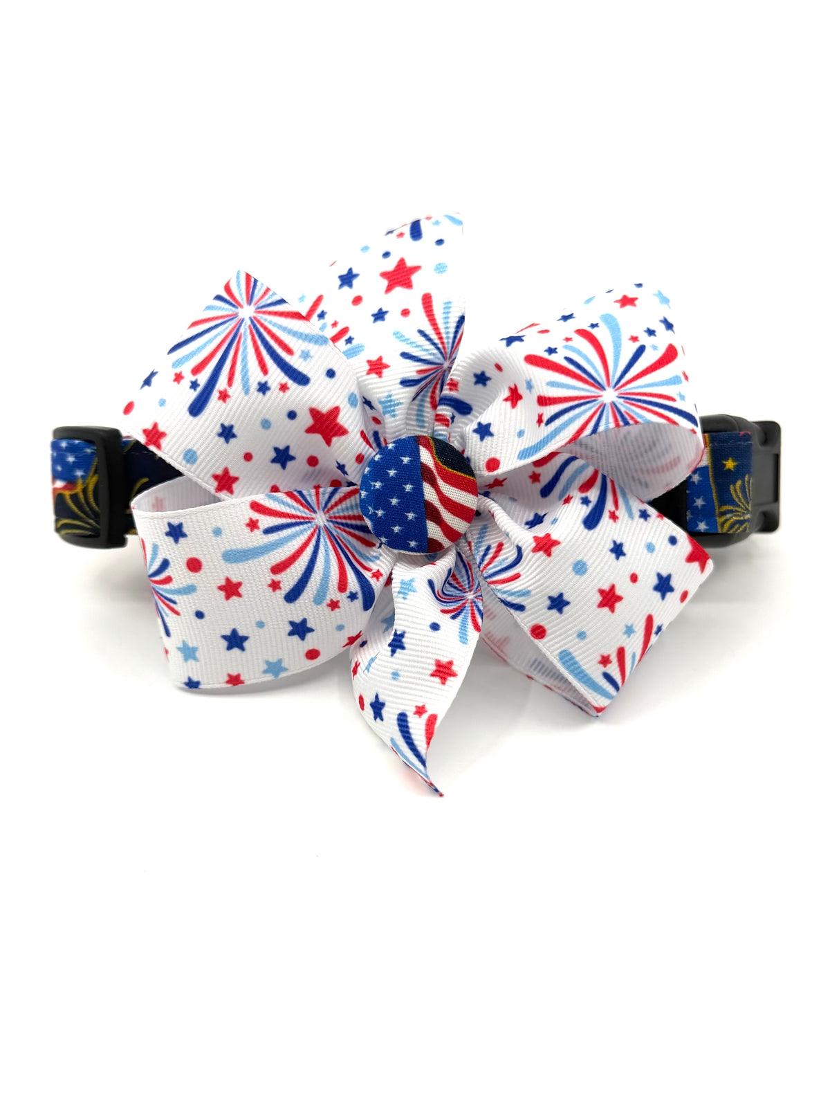 Stars, Stripes & Fireworks Dog Collar 🇺🇸