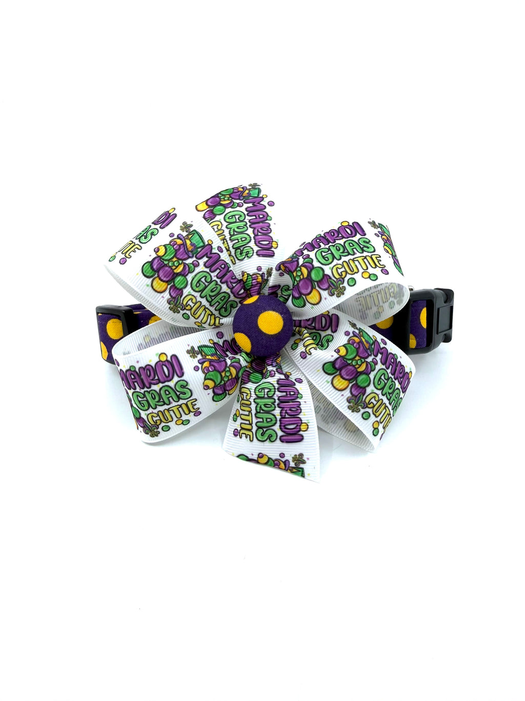 Mardi Gras Cutie Dog Collar