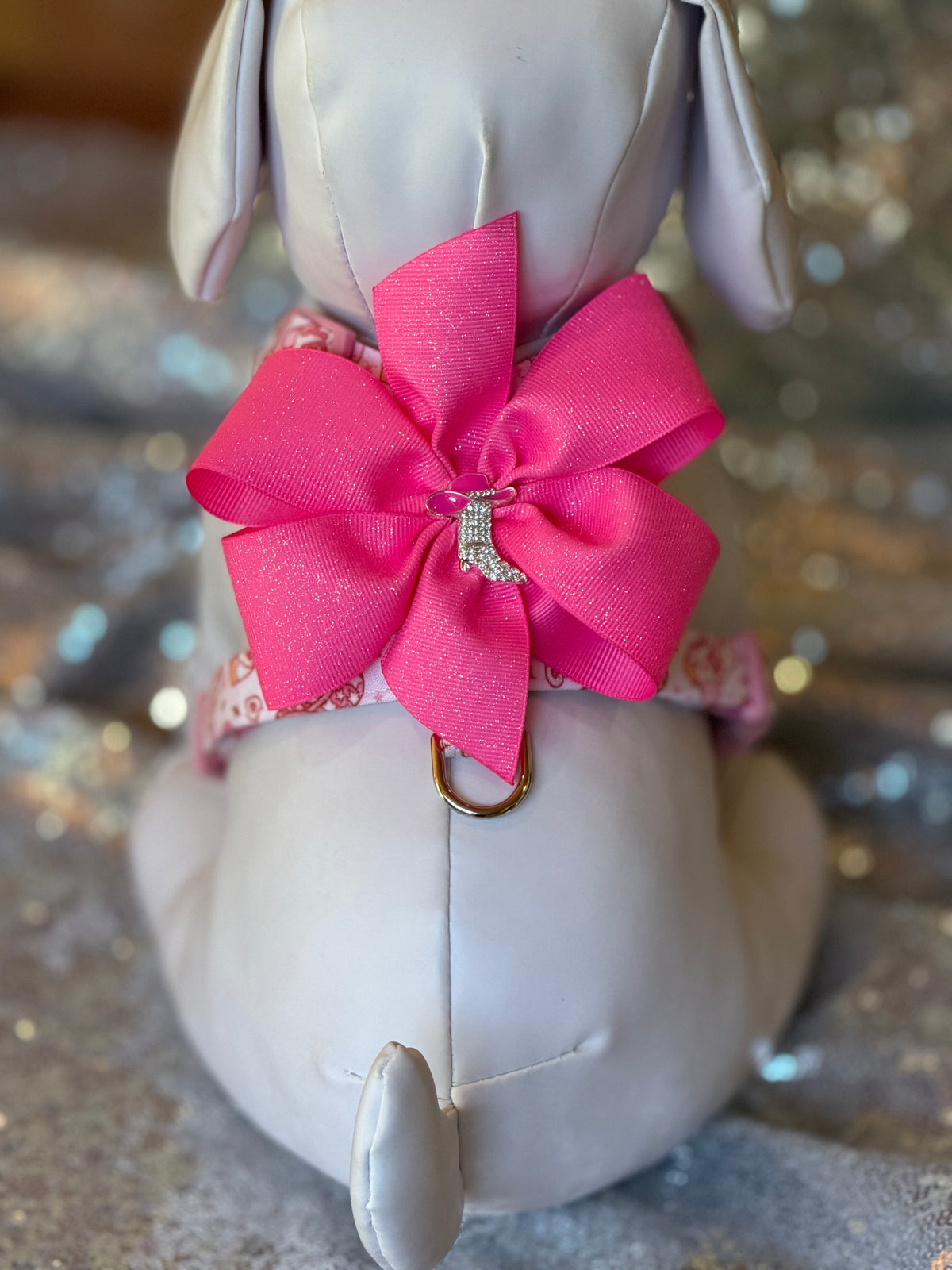 Dolly Tribute Pink Cowgirl Dog Harness