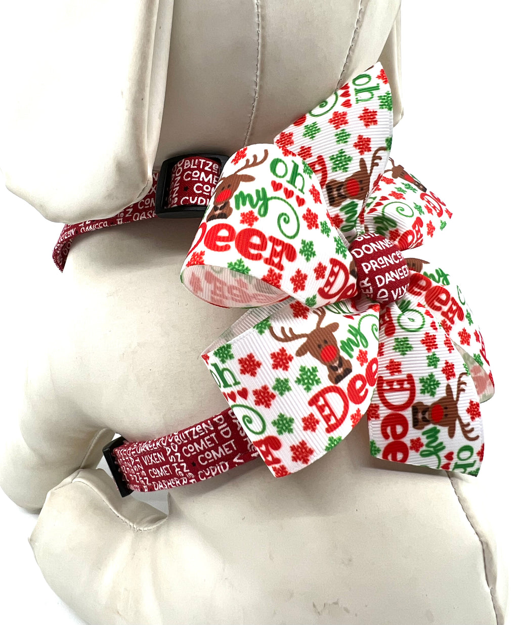 Santa’s Reindeer Adjustable Dog Harness