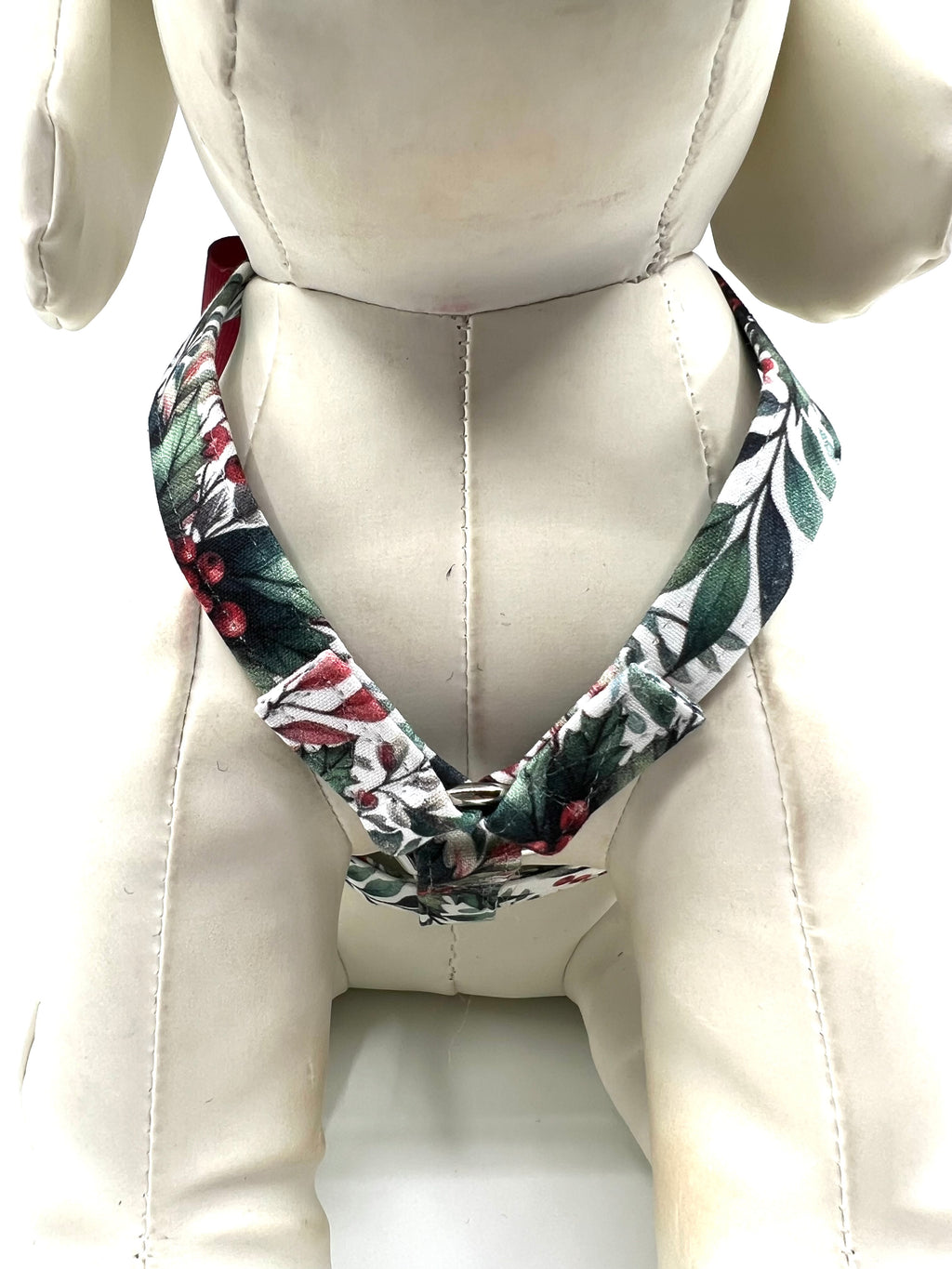 Winter Berries Adjustable Dog Harness