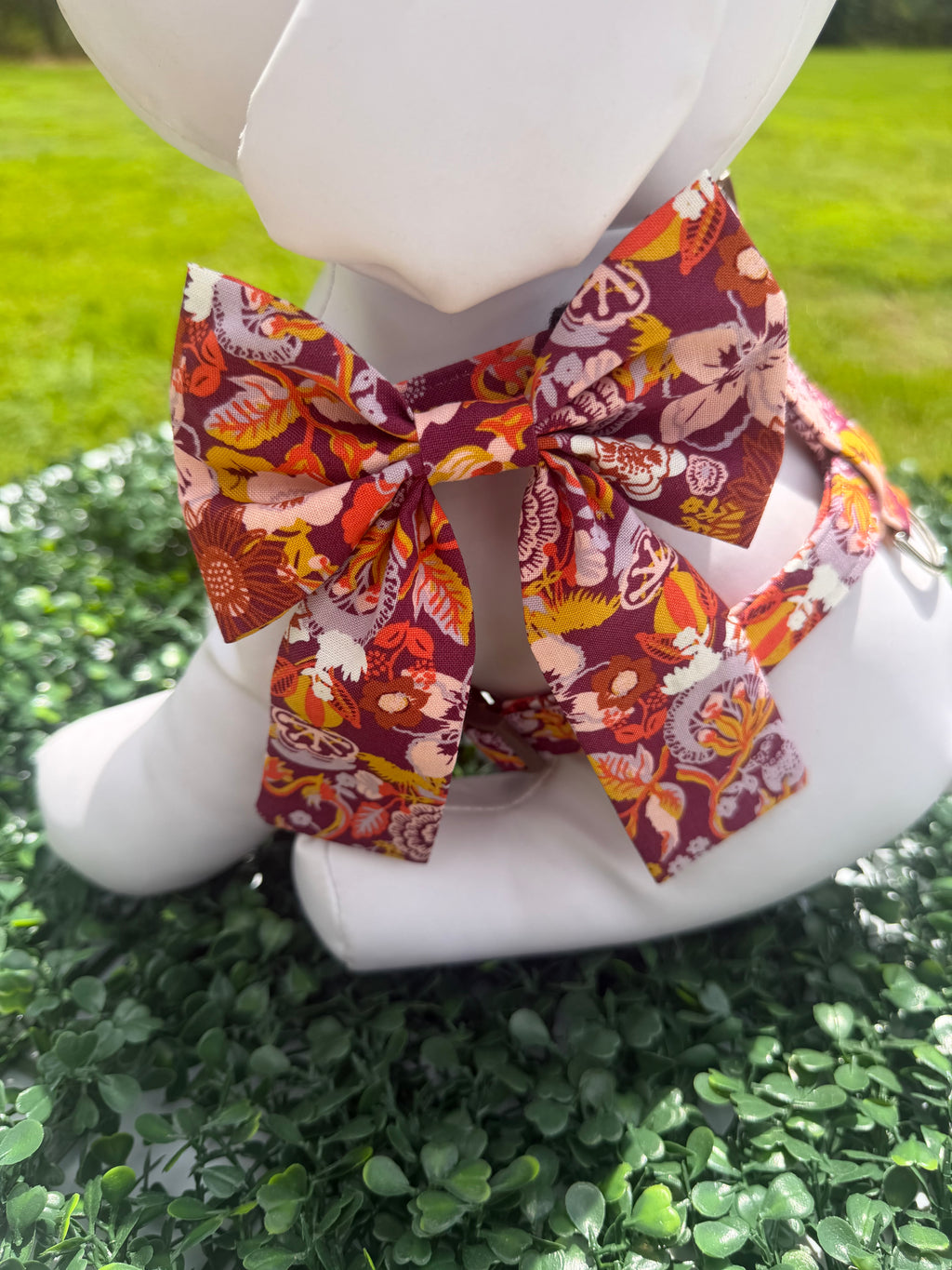 Autumn Harvest Floral Dog Harness