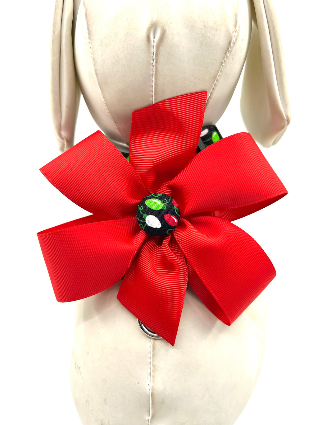 Merry & Bright Christmas Lights Adjustable Dog Harness