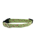 Candy Cane Kisses Christmas Dog Collar