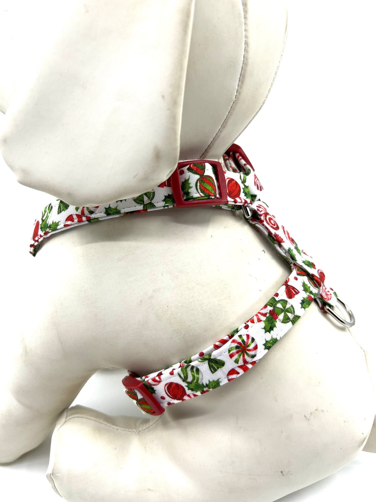 Peppermint Twist Adjustable Dog Harness