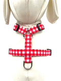 Sweetheart Gingham Dog Harness