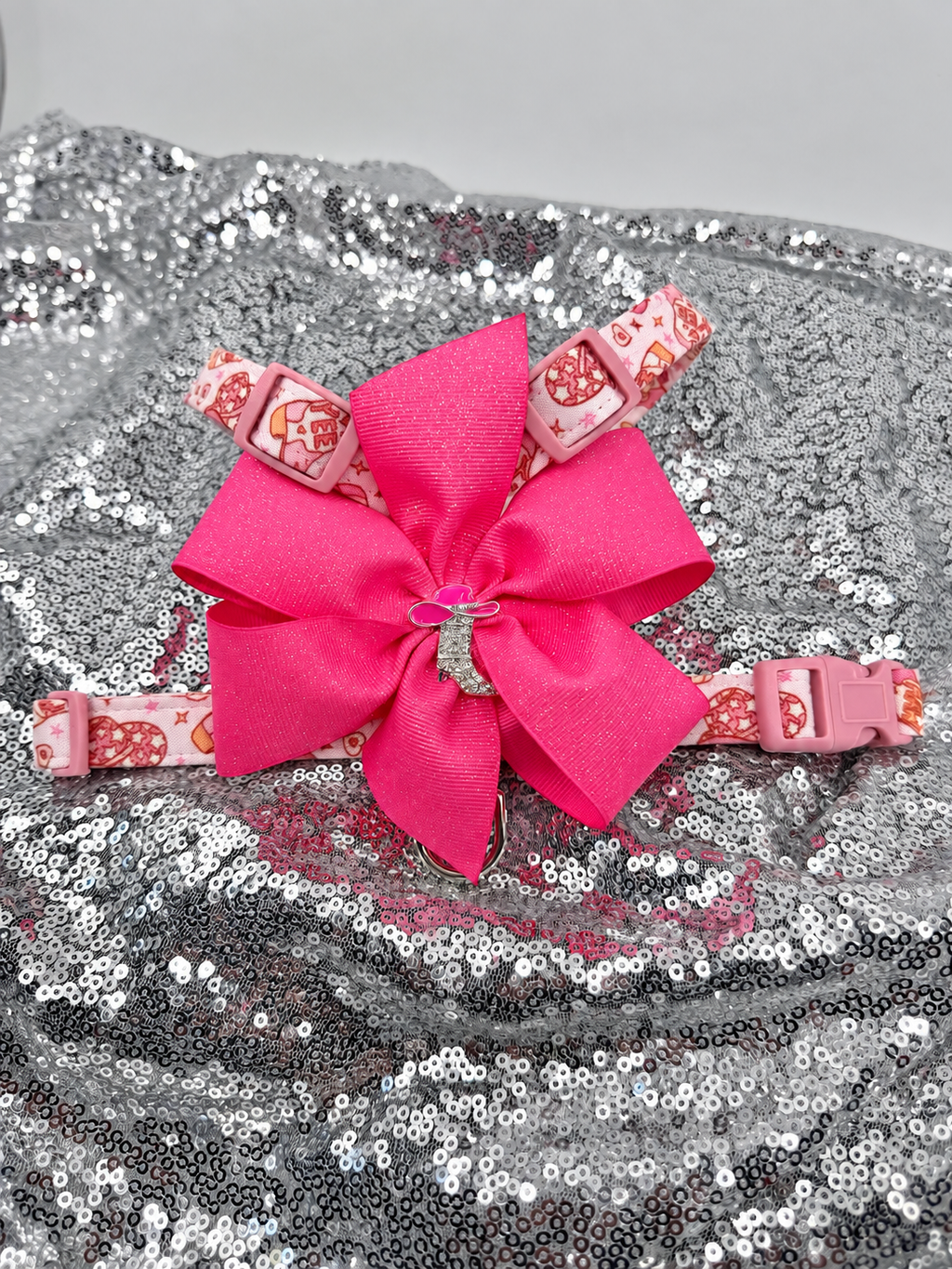 Dolly Tribute Pink Cowgirl Dog Harness