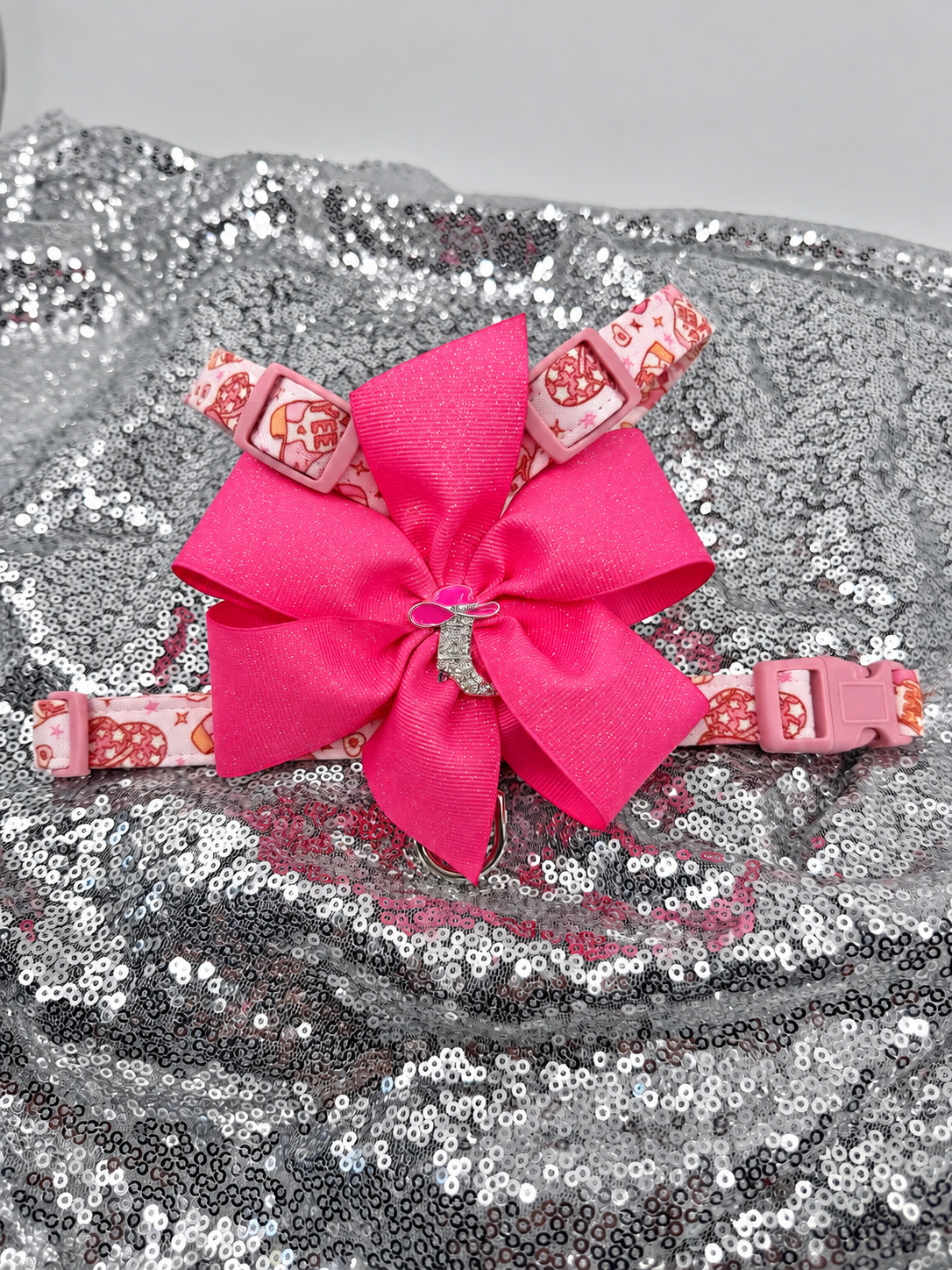Dolly Tribute Pink Cowgirl Dog Harness
