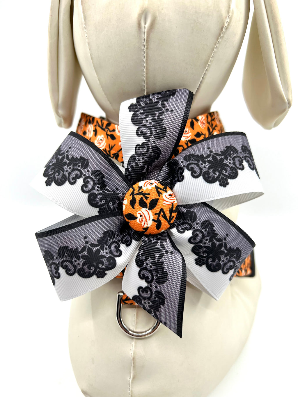 Haunted Roses Adjustable Dog Harness
