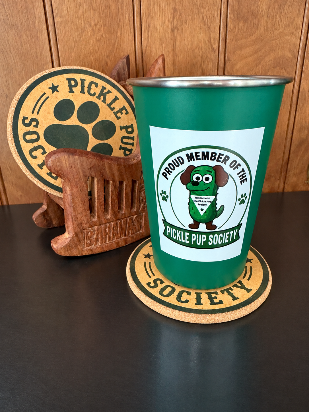 Pickle Pup Society Coasters