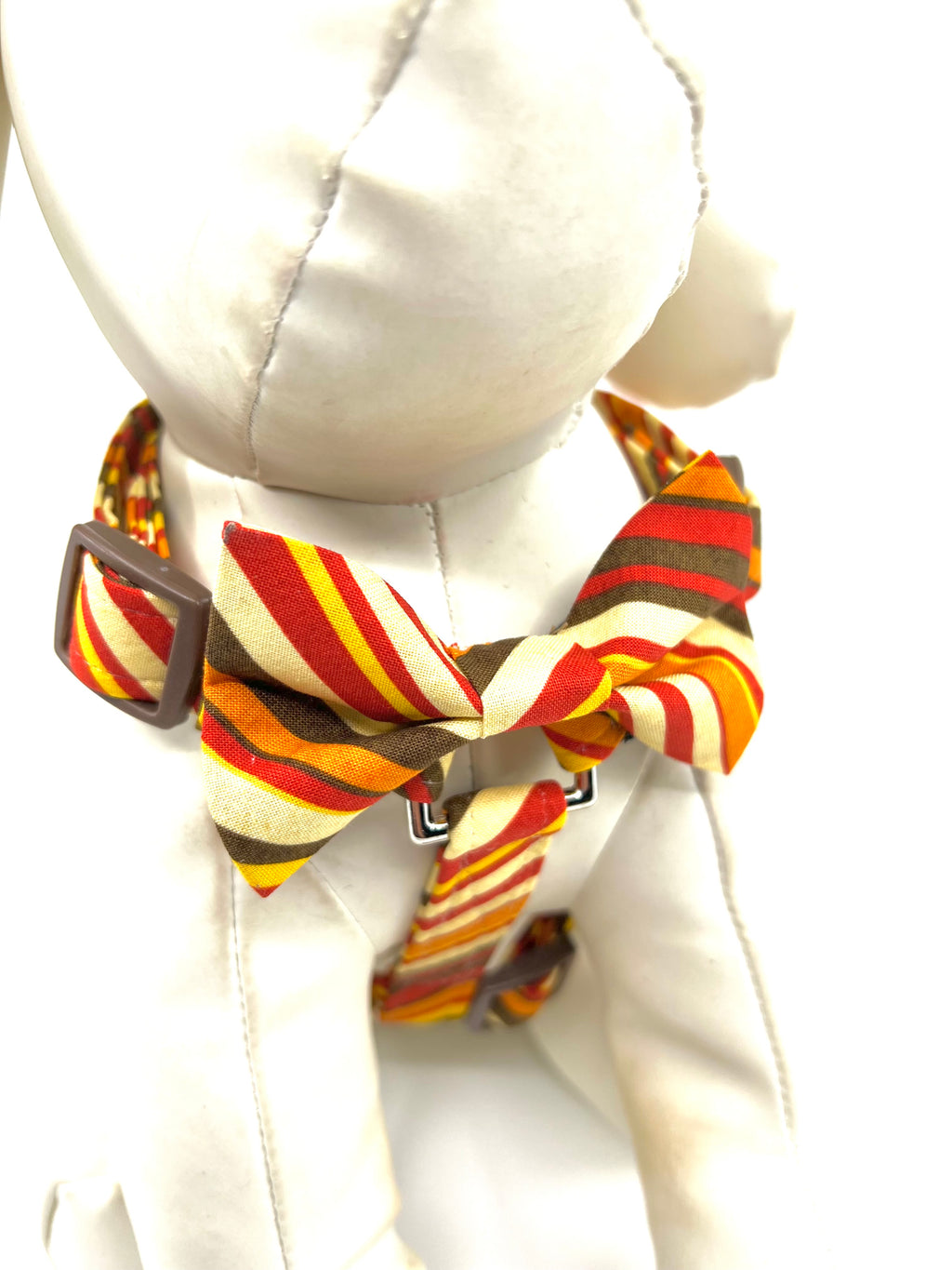 Autumn Harvest Stripe Adjustable Dog Harness