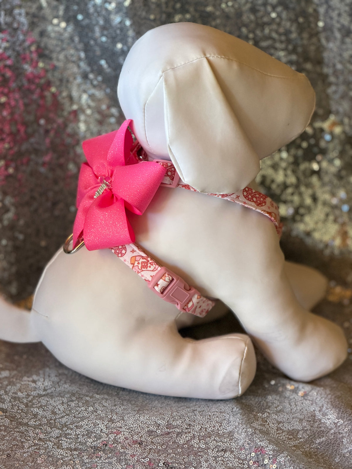 Dolly Tribute Pink Cowgirl Dog Harness