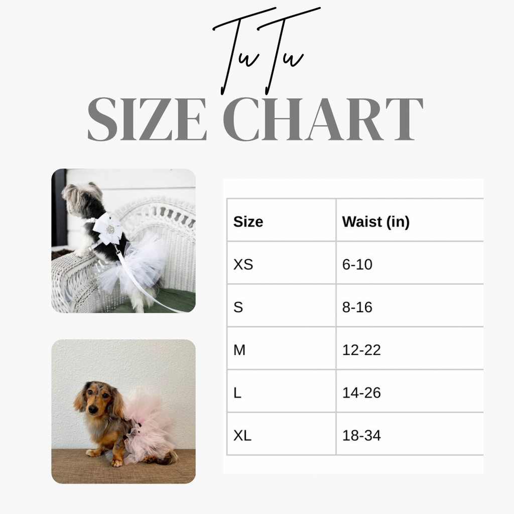 Twirl & Tulle Custom Wedding Dog Tutu