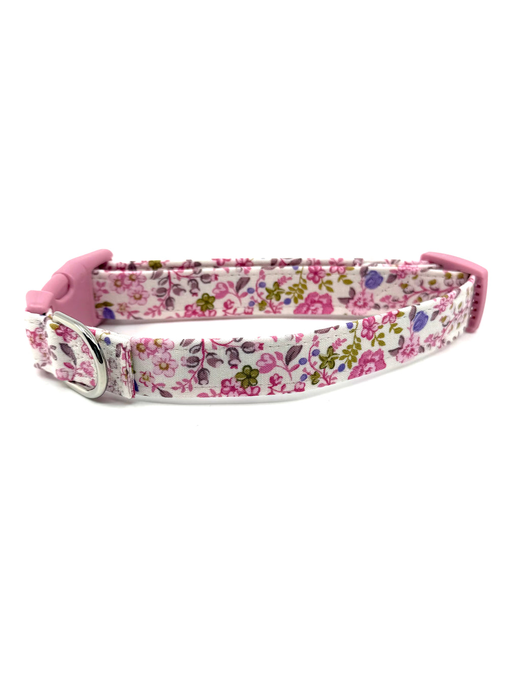 Pink Garden Party Floral Dog Collar