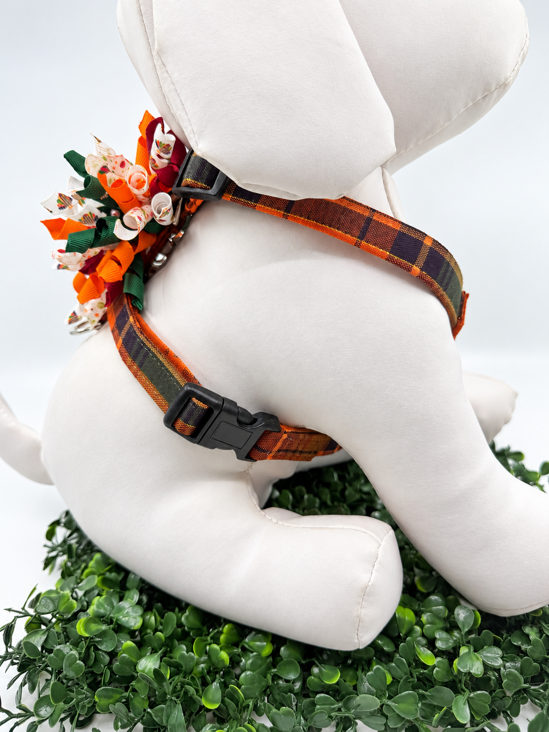 Thanksgiving Plaid Dog Harness