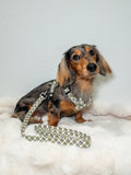 Evergreen Plaid Adjustable Dog Harness