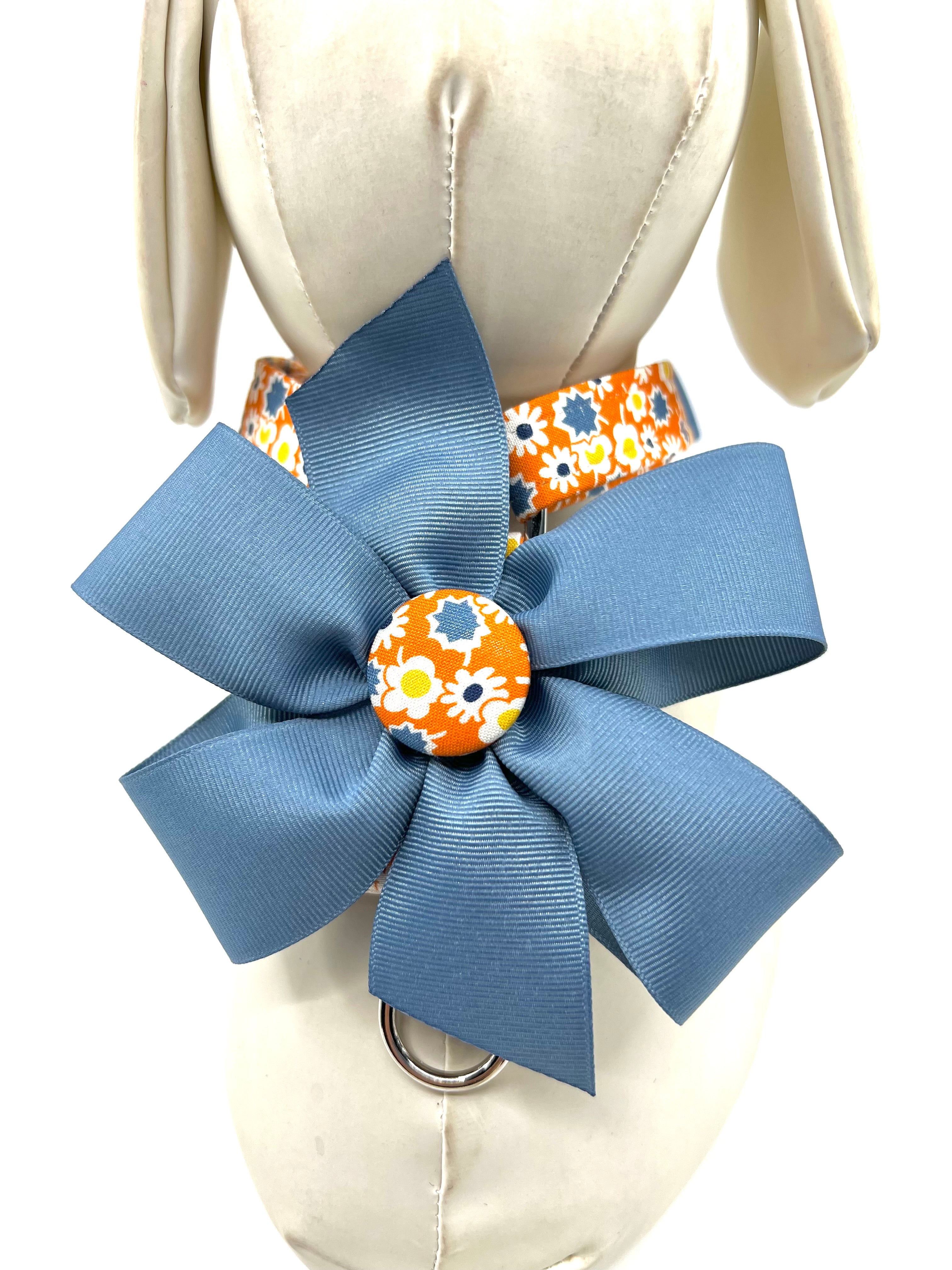 Autumn Daisy Adjustable Dog Harness