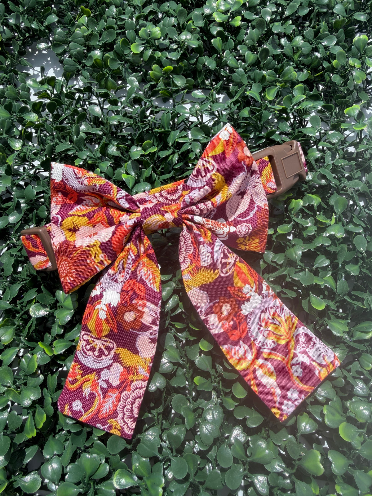 Autumn Harvest Floral Dog Collar
